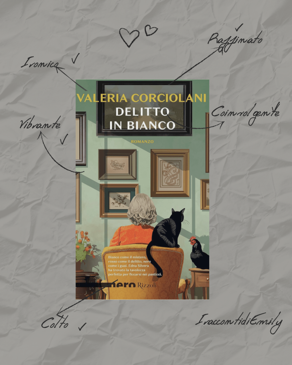 “Delitto in bianco”-sangue e sarcasmo. Quando Edna Silvera ti porta a spasso per una Napoli tutta da&nbsp;decifrare
